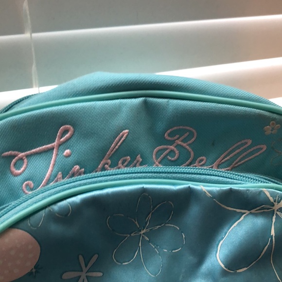 Kid’s Backpack Disney Tinker Bell Light Green 2 Pocket Girls Backpack - Picture 6 of 12